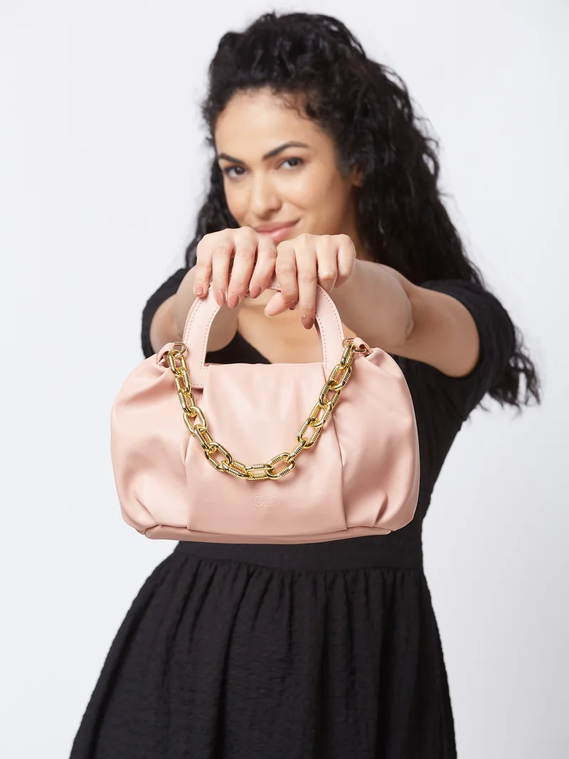 globus Globus Women Taupe Textured Casual Sling Bag